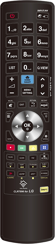 LG CLR7996 Pre-programmed Programmable Remote Control with Learning