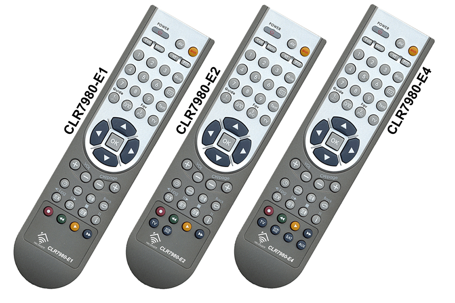 CLR7980E1, E2, E4 IR Programmable Remote Control Changzhou Longer