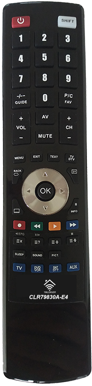 CLR79830A-E4 IR/Audio Programmable Remote Control