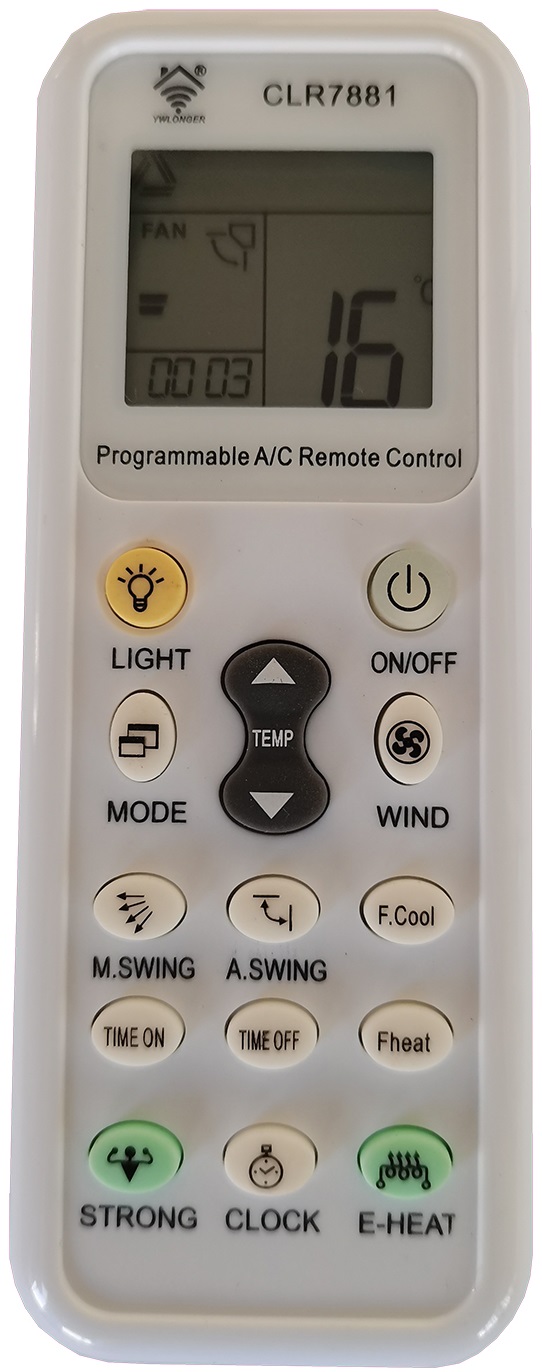 CLR7881 Air-conditioner Programmable Remote Control